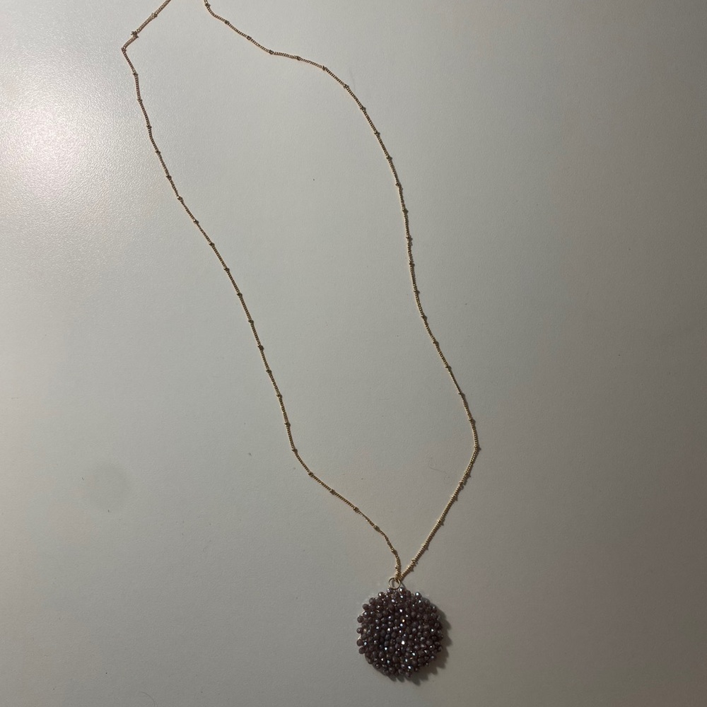 Beautiful plum seed necklace!